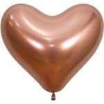 Сердце Хром Розовое золото