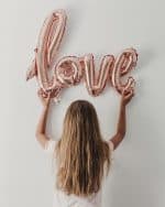 Фигура Надпись Love Розовое Золото 104 см — изображение 2